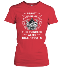 Forget glass slippers this princess wears biker boots Women's T-Shirt Women's T-Shirt - belovedtshirt