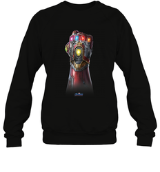 Marvel Avengers Endgame Infinity Stone Gauntlet Color Logo Crewneck Sweatshirt