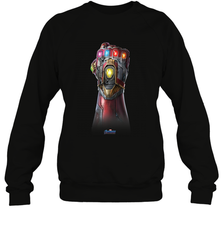 Marvel Avengers Endgame Infinity Stone Gauntlet Color Logo Crewneck Sweatshirt Crewneck Sweatshirt - belovedtshirt