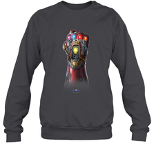 Marvel Avengers Endgame Infinity Stone Gauntlet Color Logo Crewneck Sweatshirt Crewneck Sweatshirt - belovedtshirt