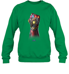 Marvel Avengers Endgame Infinity Stone Gauntlet Color Logo Crewneck Sweatshirt Crewneck Sweatshirt - belovedtshirt