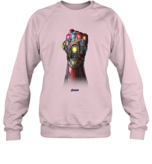 Marvel Avengers Endgame Infinity Stone Gauntlet Color Logo Crewneck Sweatshirt Crewneck Sweatshirt - belovedtshirt