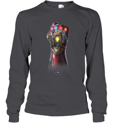 Marvel Avengers Endgame Infinity Stone Gauntlet Color Logo Long Sleeve T-Shirt Long Sleeve T-Shirt - belovedtshirt