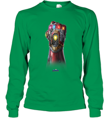 Marvel Avengers Endgame Infinity Stone Gauntlet Color Logo Long Sleeve T-Shirt Long Sleeve T-Shirt - belovedtshirt