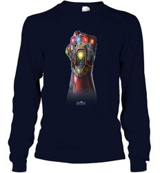 Marvel Avengers Endgame Infinity Stone Gauntlet Color Logo Long Sleeve T-Shirt