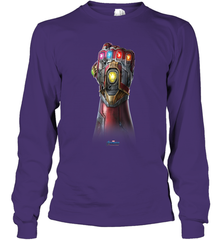 Marvel Avengers Endgame Infinity Stone Gauntlet Color Logo Long Sleeve T-Shirt Long Sleeve T-Shirt - belovedtshirt