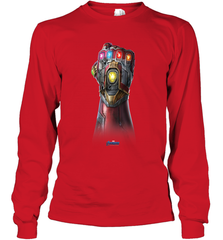 Marvel Avengers Endgame Infinity Stone Gauntlet Color Logo Long Sleeve T-Shirt Long Sleeve T-Shirt - belovedtshirt
