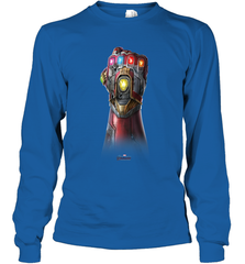 Marvel Avengers Endgame Infinity Stone Gauntlet Color Logo Long Sleeve T-Shirt Long Sleeve T-Shirt - belovedtshirt