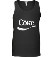 Coca Cola Vintage Enjoy Coke White Logo Men's Tank Top Men's Tank Top - belovedtshirt