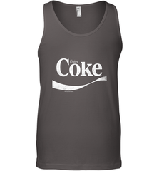 Coca Cola Vintage Enjoy Coke White Logo Men's Tank Top Men's Tank Top - belovedtshirt