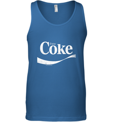 Coca Cola Vintage Enjoy Coke White Logo Men's Tank Top Men's Tank Top - belovedtshirt