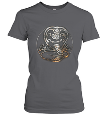 Cobra Kai Rusted Steel Snake Logo Women's T-Shirt Women's T-Shirt - belovedtshirt