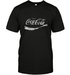 Coca Cola Vintage White Enjoy Logo Men's T-Shirt Men's T-Shirt - belovedtshirt