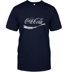 Coca Cola Vintage White Enjoy Logo Men's T-Shirt Men's T-Shirt - belovedtshirt