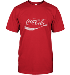 Coca Cola Vintage White Enjoy Logo Men's T-Shirt Men's T-Shirt - belovedtshirt