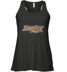 Star fox Vintage Distressed Game Logo Women's Racerback Tank
