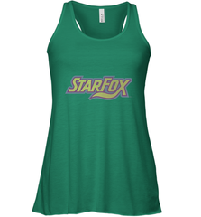 Star fox Vintage Distressed Game Logo Women's Racerback Tank Women's Racerback Tank - belovedtshirt