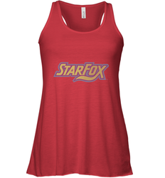 Star fox Vintage Distressed Game Logo Women's Racerback Tank
