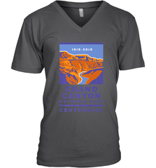 Grand Canyon National Park Centennial Logo Men's V-Neck Men's V-Neck - belovedtshirt