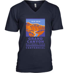 Grand Canyon National Park Centennial Logo Men's V-Neck