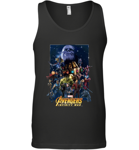 Marvel Avengers Infinity War Neon Team 2 Men's Tank Top