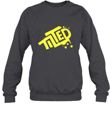 Fortnite Tilted (Yellow Logo) Crewneck Sweatshirt Crewneck Sweatshirt - belovedtshirt