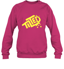 Fortnite Tilted (Yellow Logo) Crewneck Sweatshirt Crewneck Sweatshirt - belovedtshirt