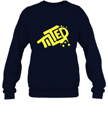 Fortnite Tilted (Yellow Logo) Crewneck Sweatshirt Crewneck Sweatshirt - belovedtshirt