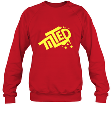 Fortnite Tilted (Yellow Logo) Crewneck Sweatshirt Crewneck Sweatshirt - belovedtshirt