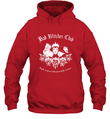 Disney Villains Bad Witches Club Group Shot Hooded Sweatshirt Hooded Sweatshirt - belovedtshirt