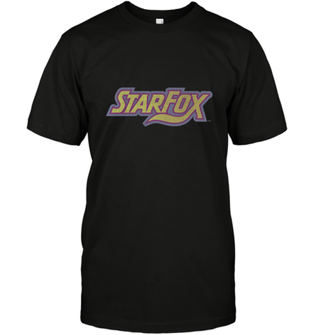 Star fox Vintage Distressed Game Logo Men's T-Shirt Men's T-Shirt / Black / S Men's T-Shirt - belovedtshirt