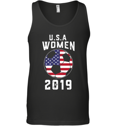 USA United States Women 2019 Soccer US Futbol Men's Tank Top Men's Tank Top / Black / XS Men's Tank Top - belovedtshirt