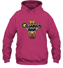 Star Trek DS9 Quark's Bar Vintage Logo Hooded Sweatshirt Hooded Sweatshirt - belovedtshirt