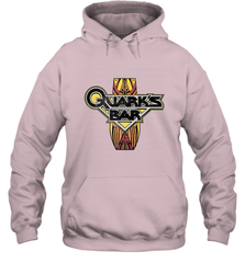 Star Trek DS9 Quark's Bar Vintage Logo Hooded Sweatshirt Hooded Sweatshirt - belovedtshirt