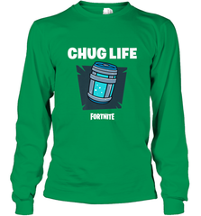 Fortnite Chug Life Long Sleeve T-Shirt Long Sleeve T-Shirt - belovedtshirt