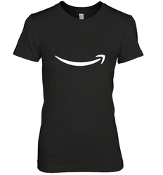 Smile Shirt  White Logo Women's Premium T-Shirt