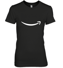 Smile Shirt  White Logo Women's Premium T-Shirt Women's Premium T-Shirt - belovedtshirt