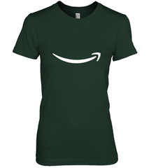 Smile Shirt  White Logo Women's Premium T-Shirt Women's Premium T-Shirt - belovedtshirt