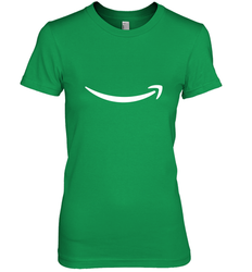 Smile Shirt  White Logo Women's Premium T-Shirt