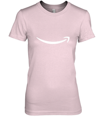 Smile Shirt  White Logo Women's Premium T-Shirt Women's Premium T-Shirt - belovedtshirt