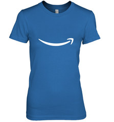 Smile Shirt  White Logo Women's Premium T-Shirt Women's Premium T-Shirt - belovedtshirt