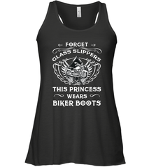 Forget glass slippers this princess wears biker boots Women's Racerback Tank Women's Racerback Tank - belovedtshirt
