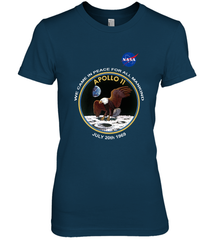 NASA Apollo 11 Moon Landing Women's Premium T-Shirt Women's Premium T-Shirt - belovedtshirt