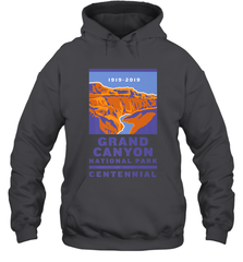 Grand Canyon National Park Centennial Logo Hooded Sweatshirt Hooded Sweatshirt - belovedtshirt
