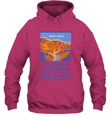 Grand Canyon National Park Centennial Logo Hooded Sweatshirt Hooded Sweatshirt - belovedtshirt