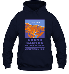 Grand Canyon National Park Centennial Logo Hooded Sweatshirt Hooded Sweatshirt - belovedtshirt