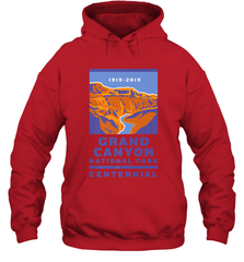 Grand Canyon National Park Centennial Logo Hooded Sweatshirt Hooded Sweatshirt - belovedtshirt