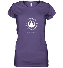 Your Ego Is Not Your Amigo Women's V-Neck T-Shirt Women's V-Neck T-Shirt - belovedtshirt
