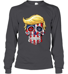 Trump sugar skull Long Sleeve T-Shirt Long Sleeve T-Shirt - belovedtshirt