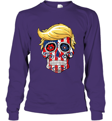 Trump sugar skull Long Sleeve T-Shirt Long Sleeve T-Shirt - belovedtshirt
